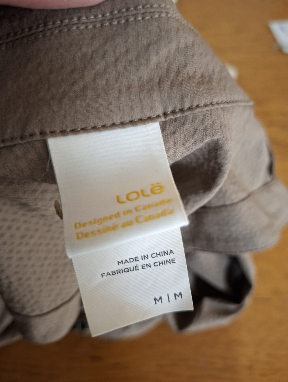 🍄3/50$🍄Lolë Momentum Shirt Dress - Sleeveless Stretch Taupe Size M - Picture 12 of 13